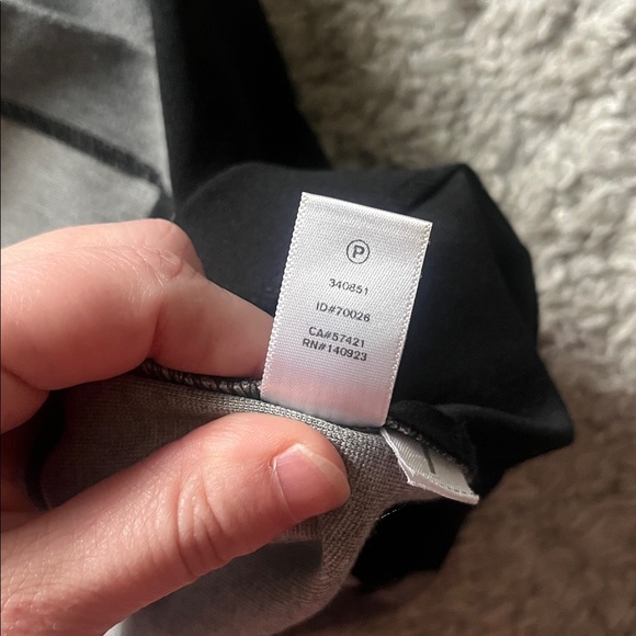 LOFT Black and Gray A Line Dress - Size 2 - Picture 6 of 10